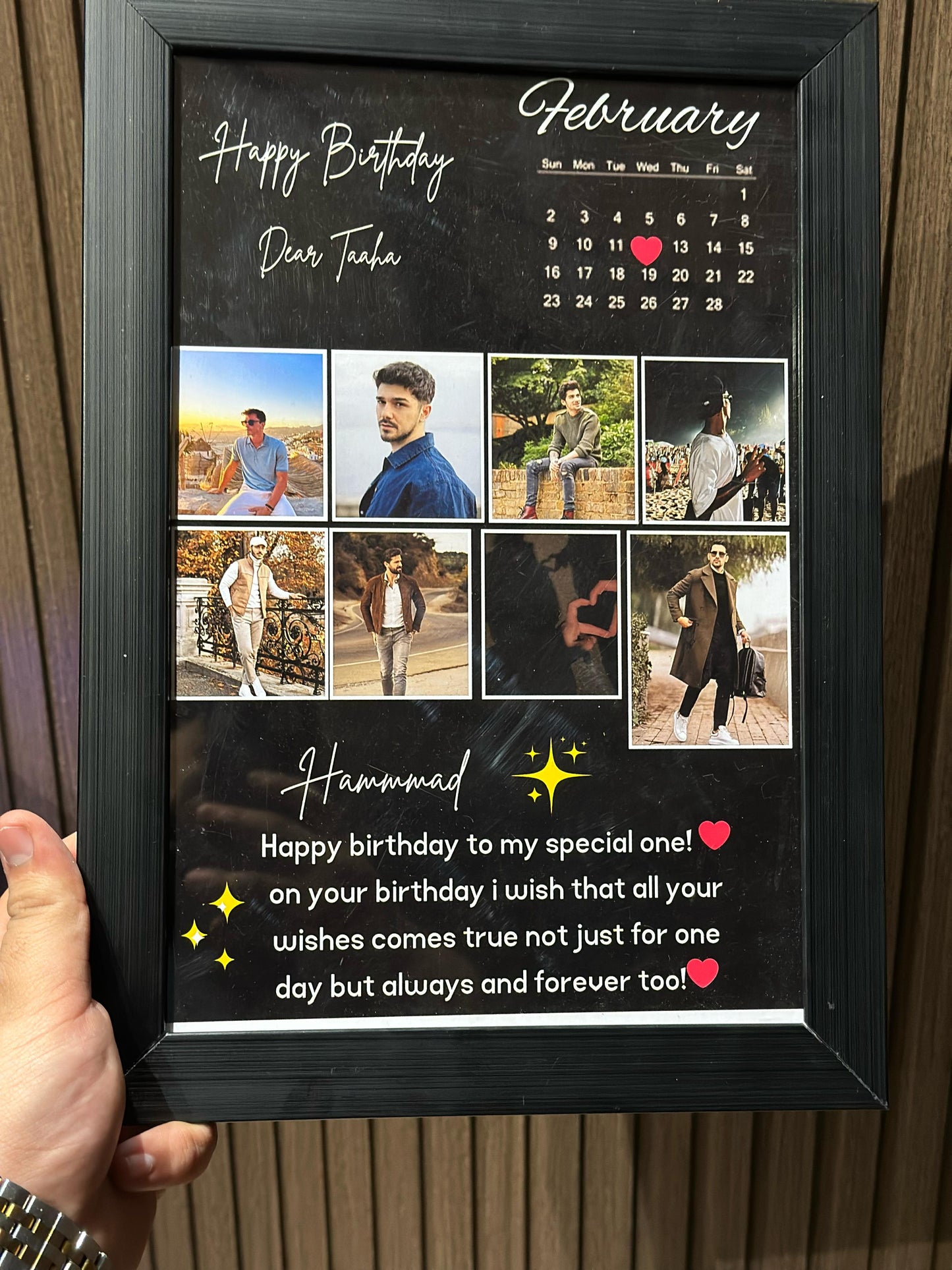 8 PIC FRAME BIRTHDAY