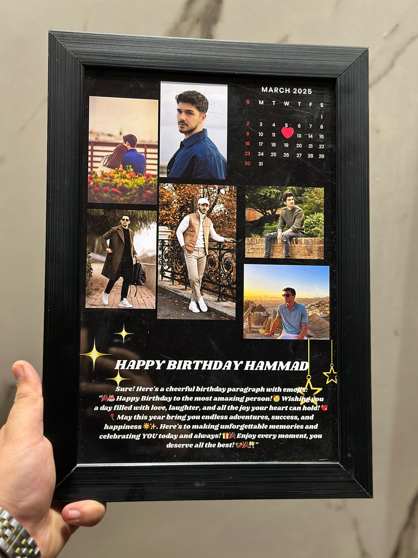 6 PIC FRAME