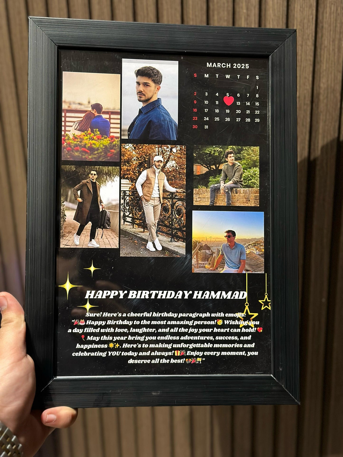 6 PIC FRAME
