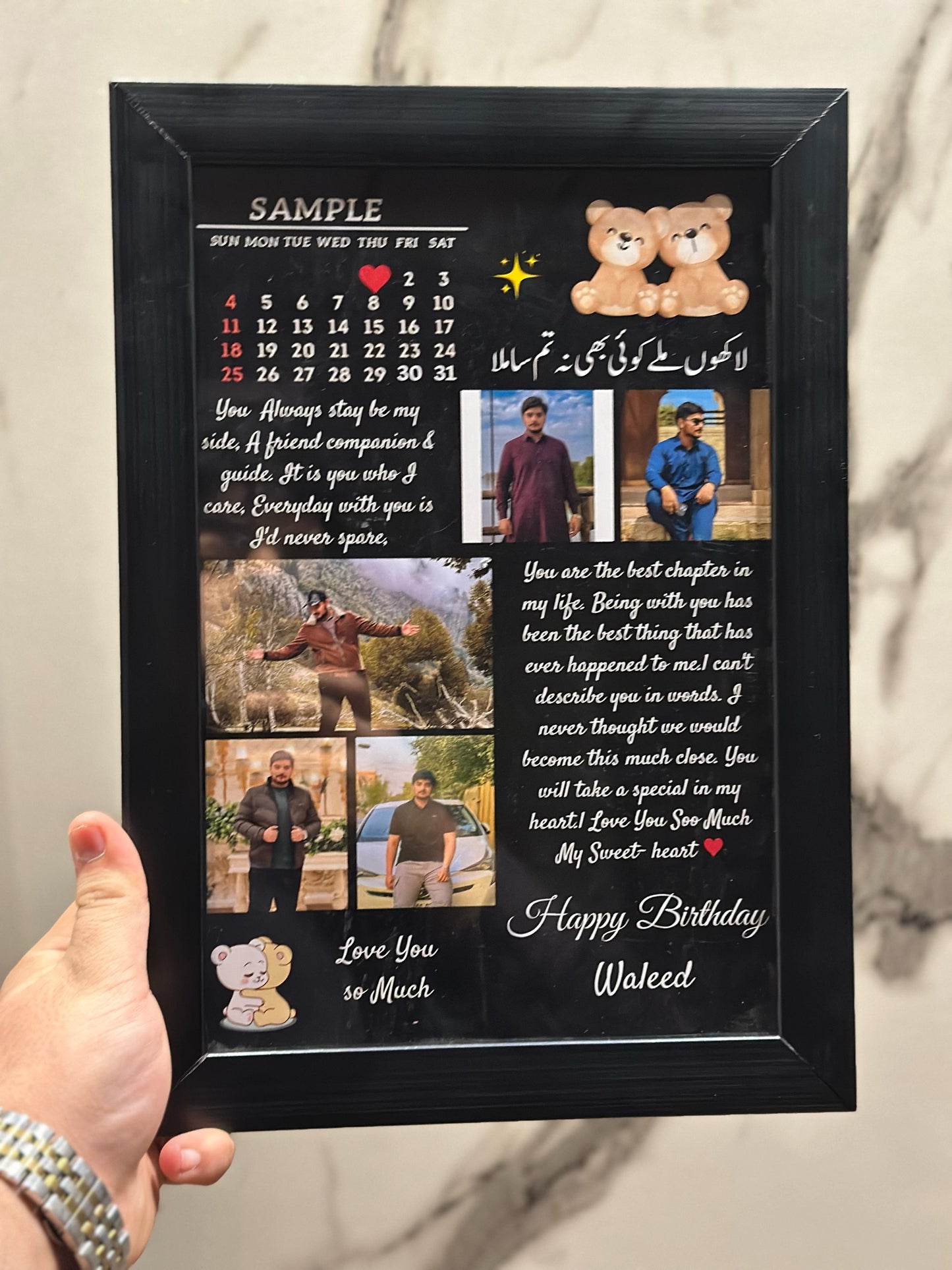 5 PIC PHOTO FRAME